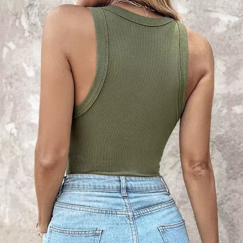 Active Essentials | Women's Tank Top with Built-In Bra | Comfortable & Breathable for Everyday Wear 1