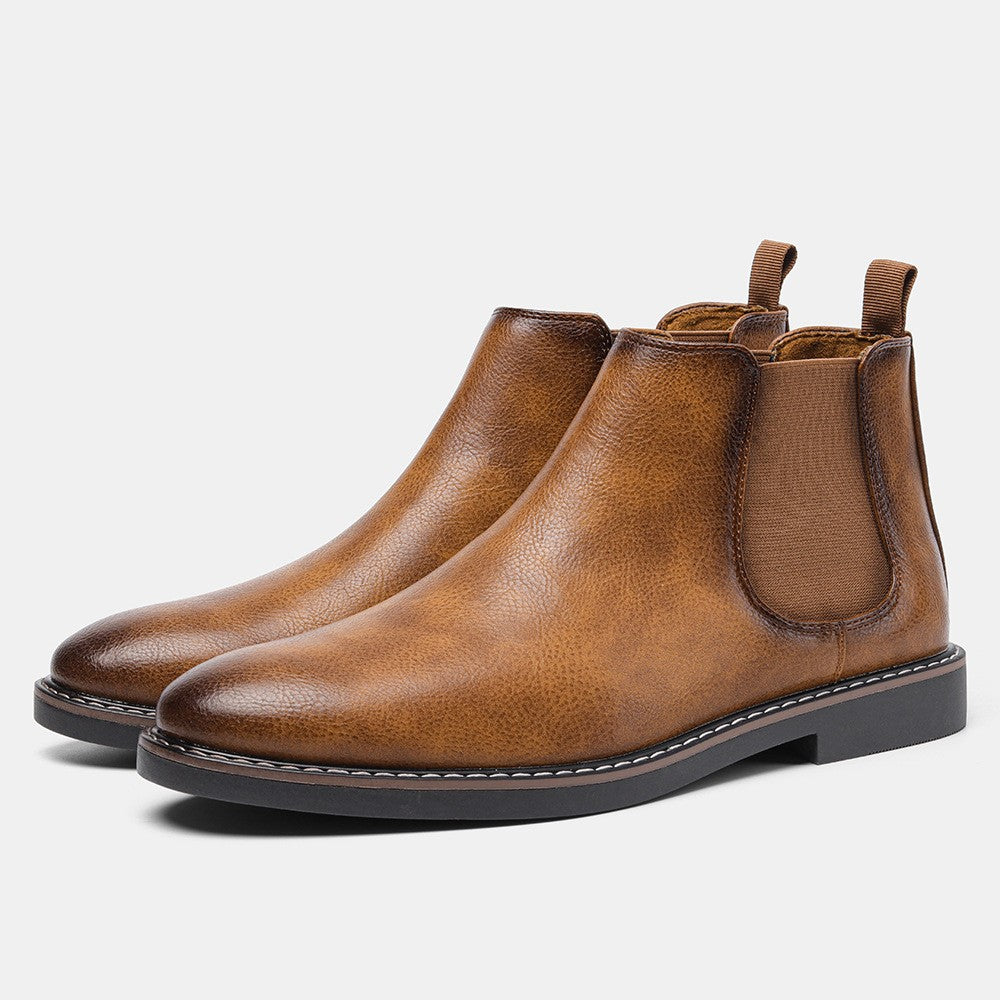 Caldwell | Black Chelsea Boots for Men with Durable Full-Grain Leather | Stylish Footwear for Any Occasion 12