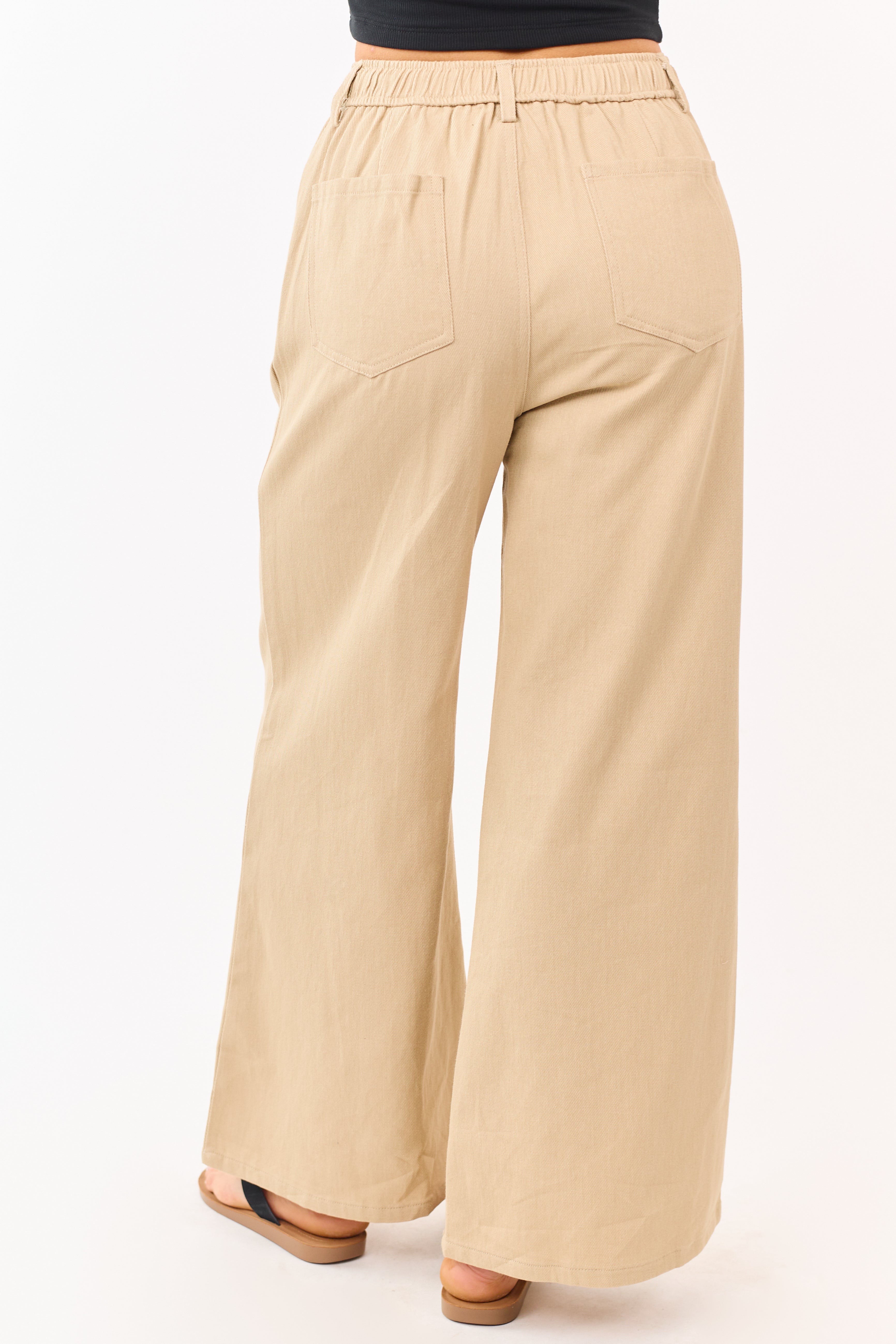 Casual Chic | Wide Leg Pants Women with Elastic Waistband | Flattering Fit for Everyday Style 3