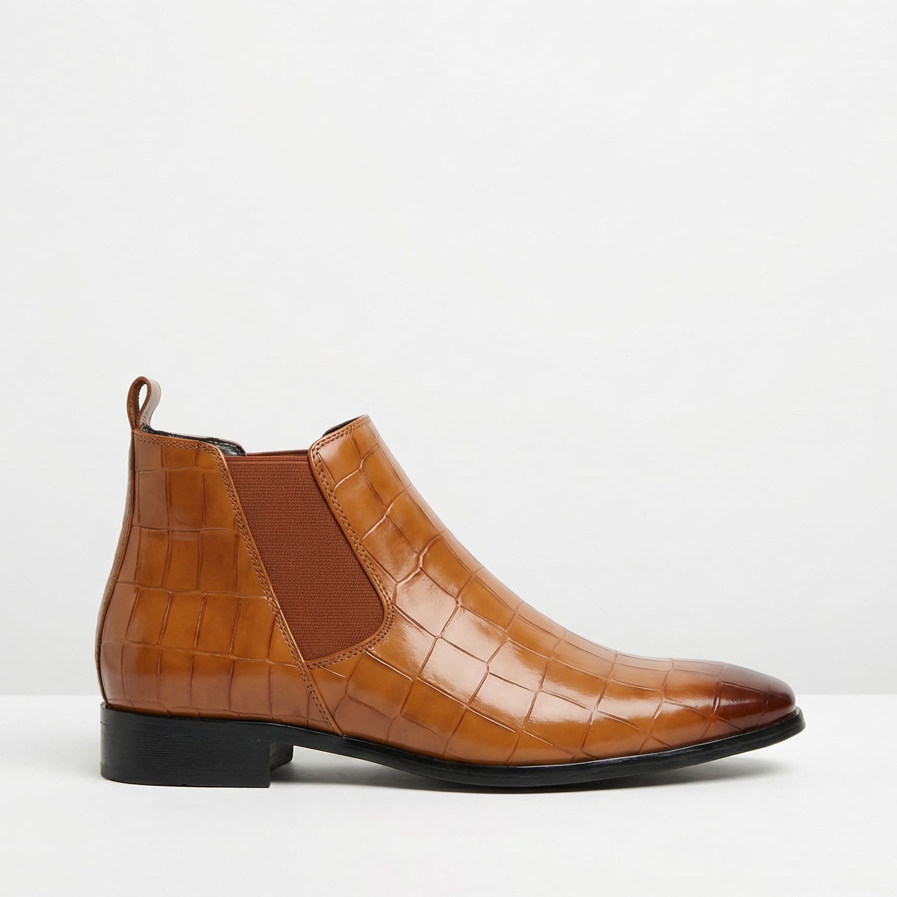 Chelsea Boots | Black Chelsea Boots with Cushioned Footbed | Stylish Slip-On Design for Comfort and Versatility 0
