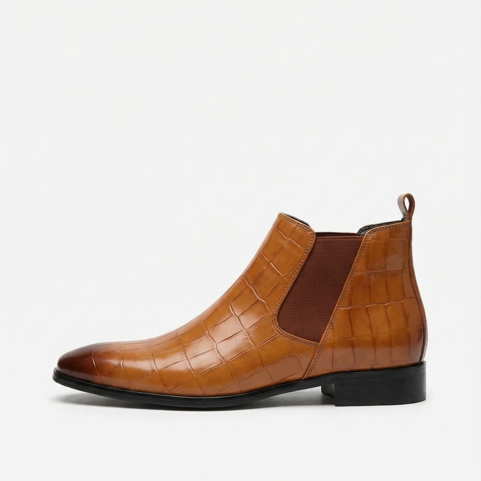 Chelsea Boots | Black Chelsea Boots with Cushioned Footbed | Stylish Slip-On Design for Comfort and Versatility 1