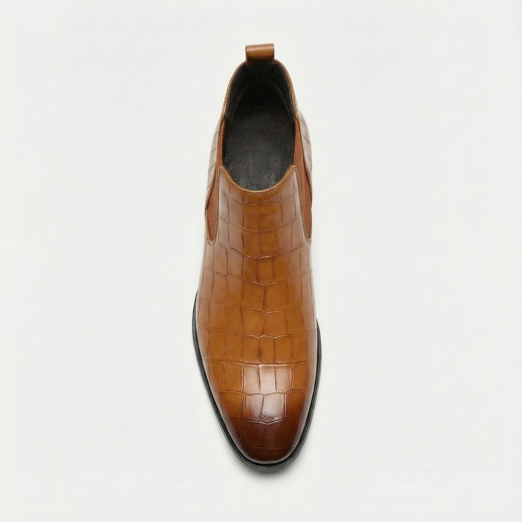 Chelsea Boots | Black Chelsea Boots with Cushioned Footbed | Stylish Slip-On Design for Comfort and Versatility 2