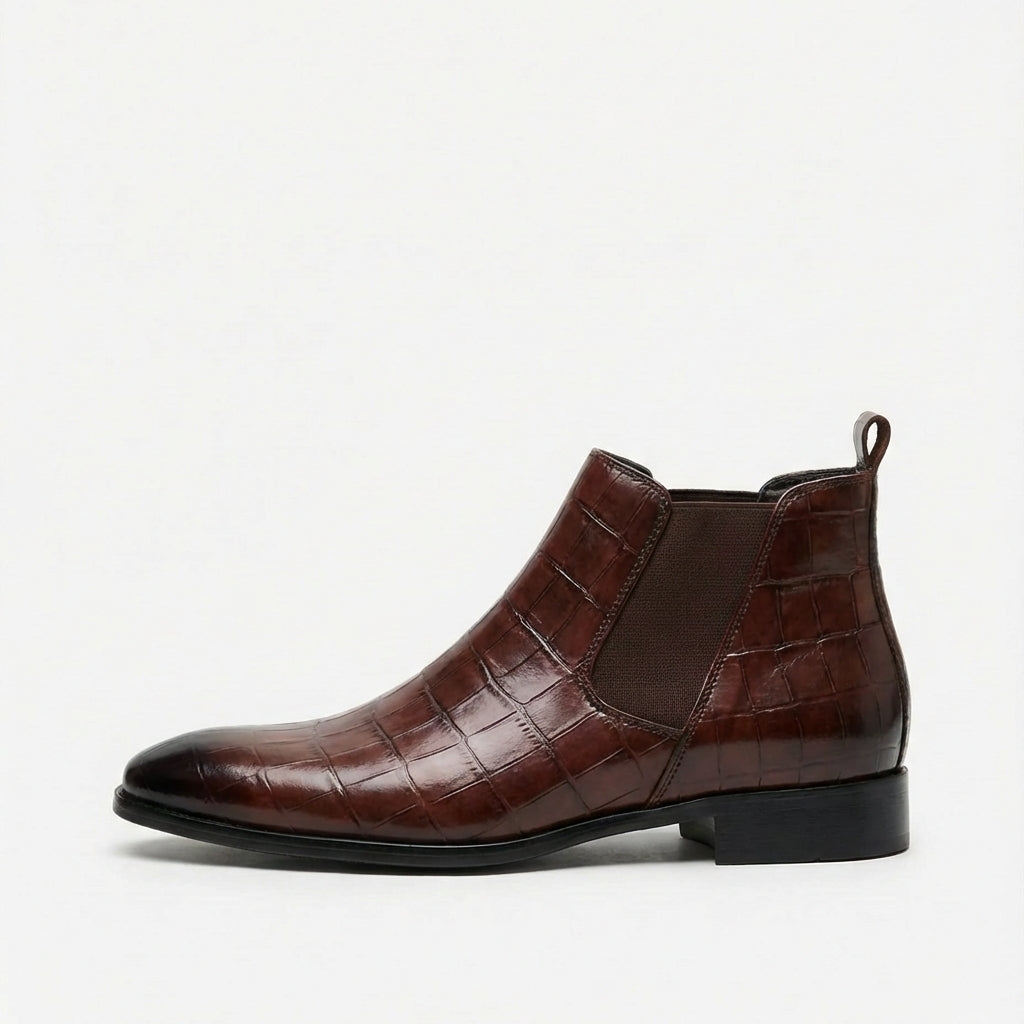 Chelsea Boots | Black Chelsea Boots with Cushioned Footbed | Stylish Slip-On Design for Comfort and Versatility 4