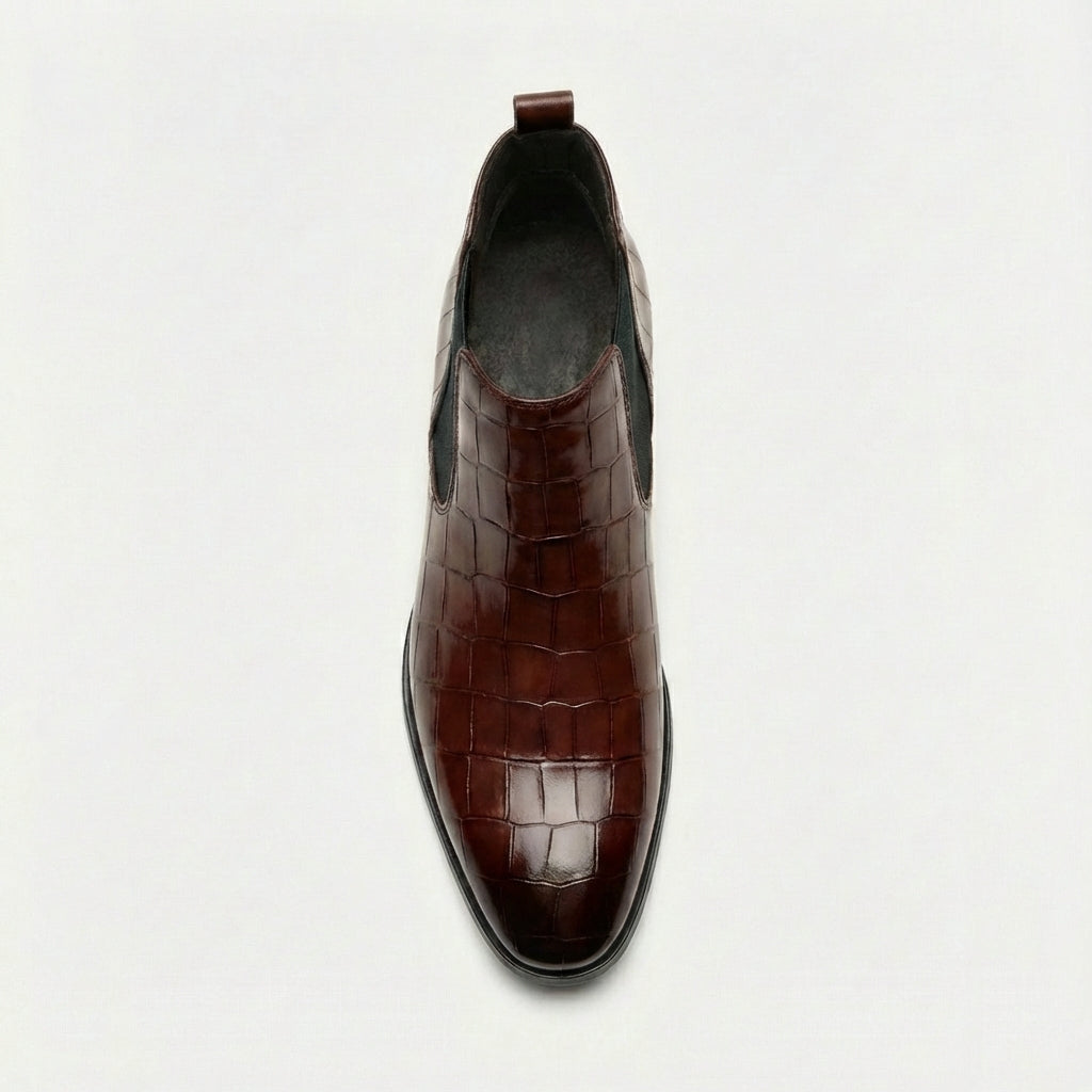 Chelsea Boots | Black Chelsea Boots with Cushioned Footbed | Stylish Slip-On Design for Comfort and Versatility 5