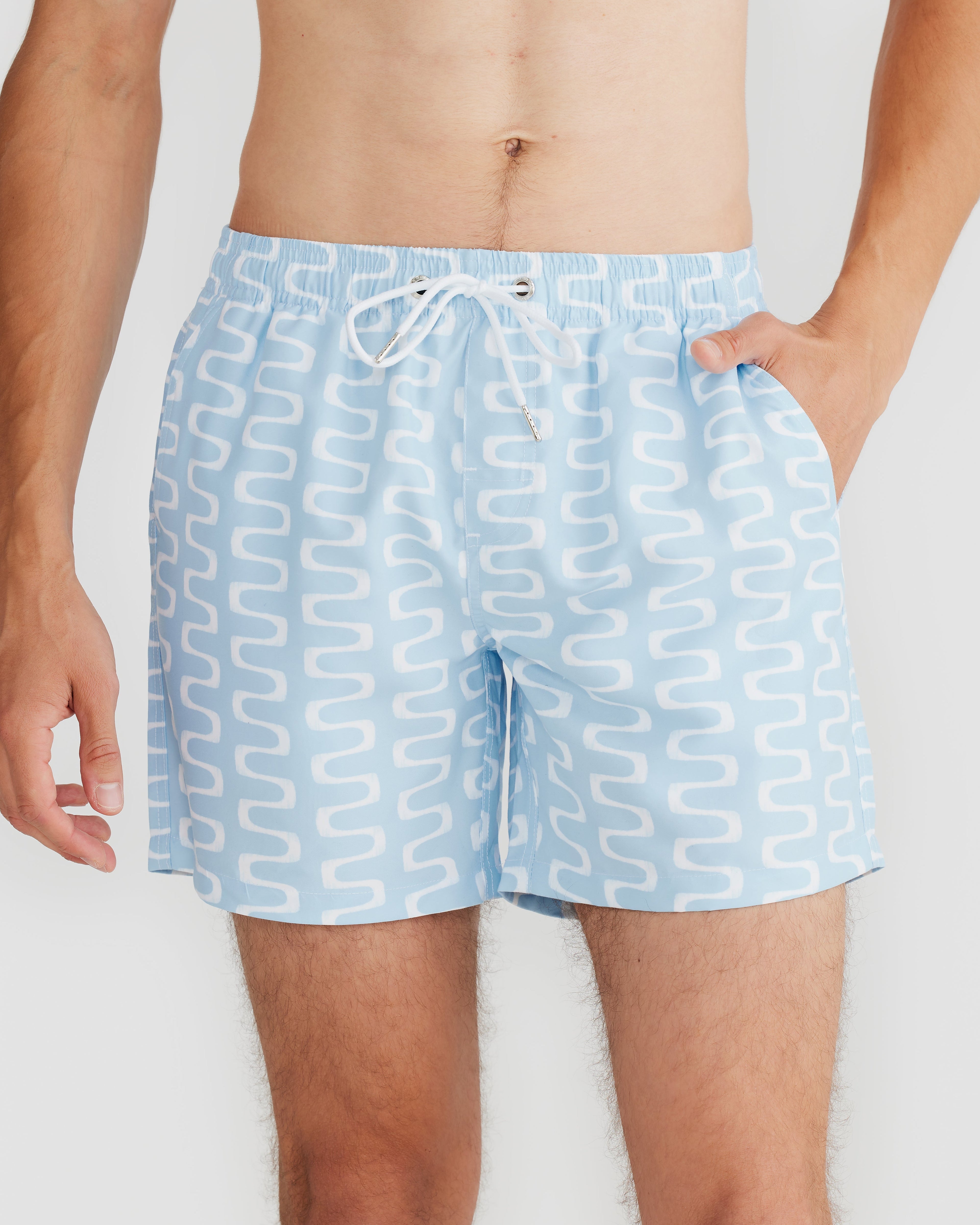 Crete Collection | Men's Swim Trunks with Quick-Drying Fabric | Slim Fit Design for Comfortable Swimming 0