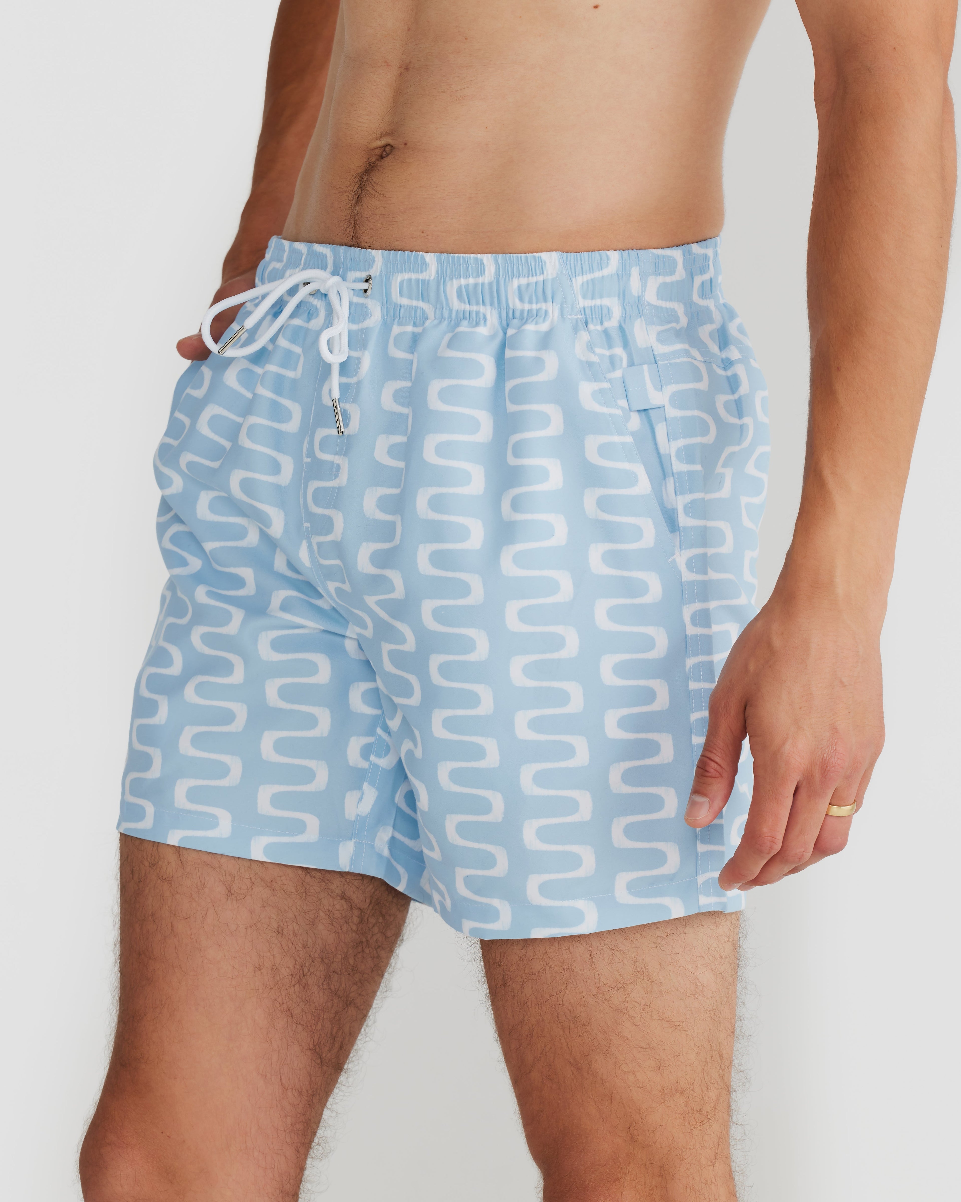 Crete Collection | Men's Swim Trunks with Quick-Drying Fabric | Slim Fit Design for Comfortable Swimming 1