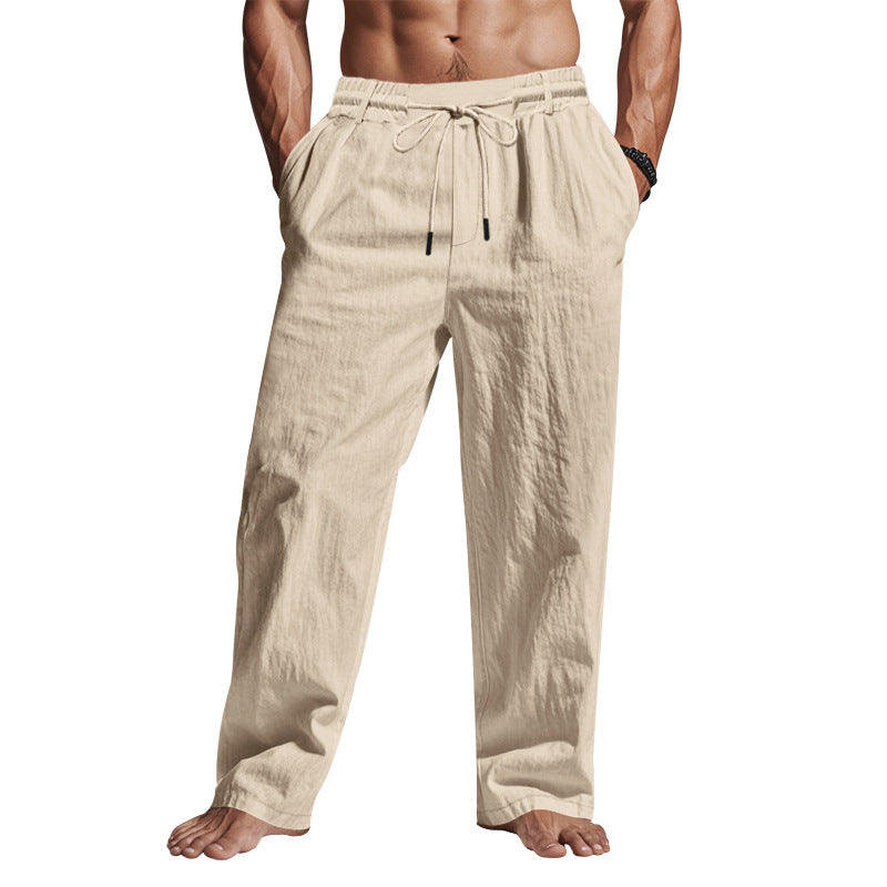 Essential Linen Pants | Relaxed Fit with Elastic Waist for All-Day Comfort 2