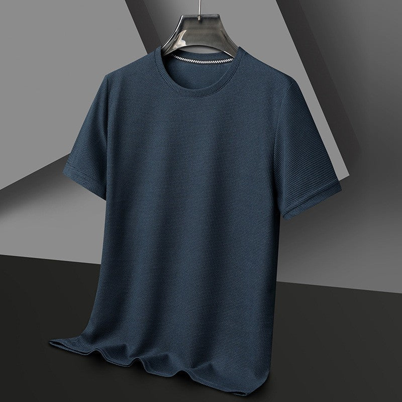 Everyday Comfort | Men's T-Shirt with Soft Waffle Knit Fabric | Versatile Style for Daily Wear 0
