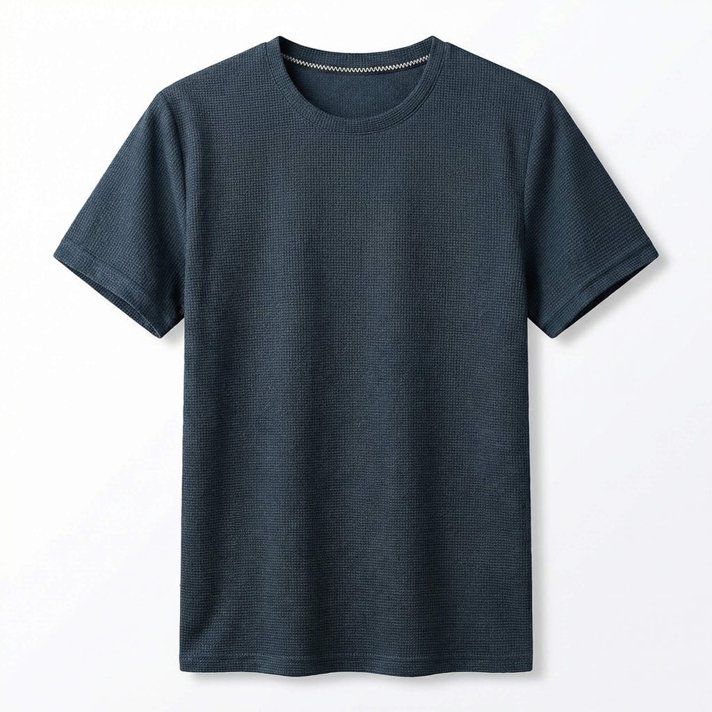 Everyday Comfort | Men's T-Shirt with Soft Waffle Knit Fabric | Versatile Style for Daily Wear 1