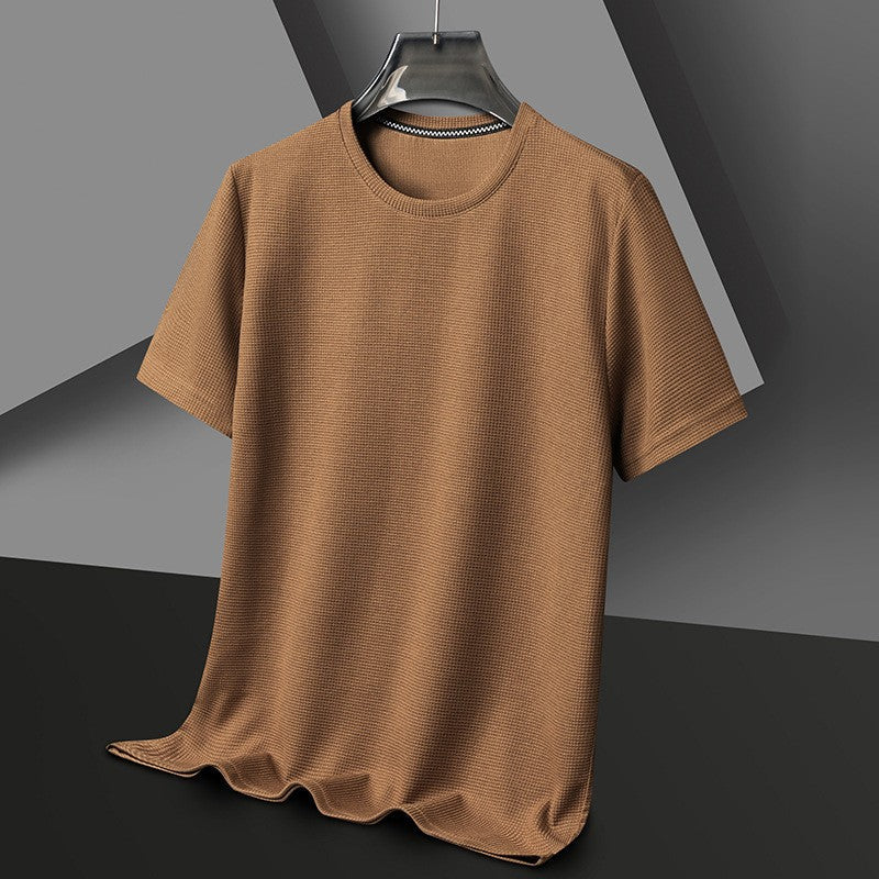Everyday Comfort | Men's T-Shirt with Soft Waffle Knit Fabric | Versatile Style for Daily Wear 4