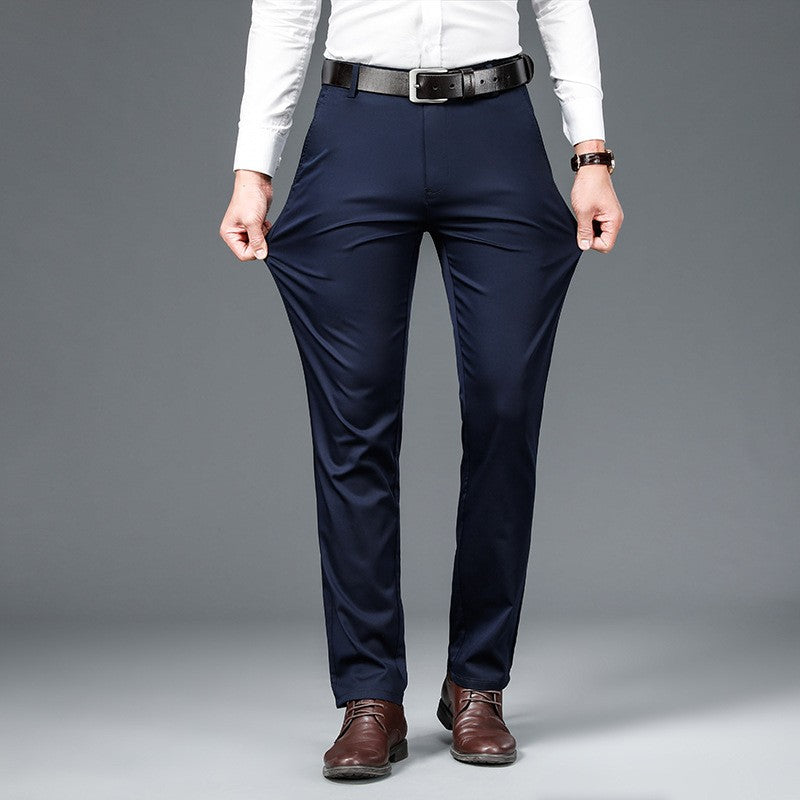 Mason Collection | Men's Dress Pants with 4-Way Stretch & Moisture-Wicking | Polished Style for All-Day Comfort 3
