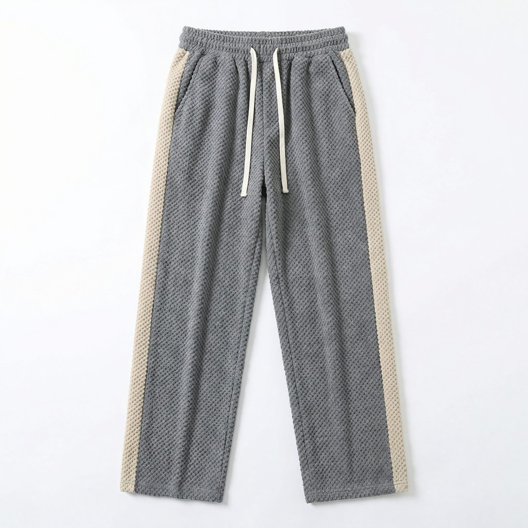 Mercer Collection | Waffle Knit Sweatpants with Adjustable Drawstring | Ultra-Soft Fabric for Comfort and Warmth 1