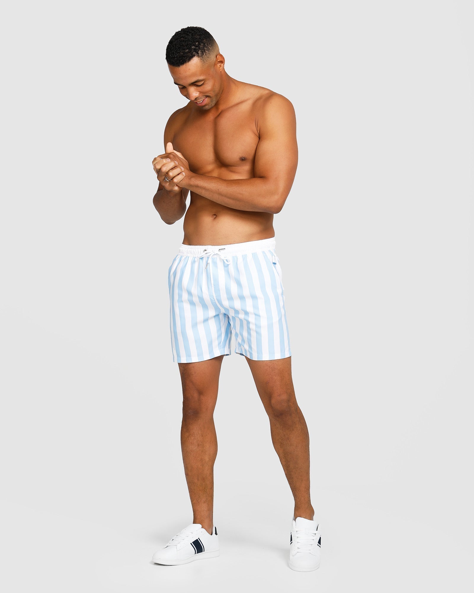 Mykonos Collection | Men's Swim Trunks with Quick-Drying Fabric | Stylish Beachwear for Ultimate Comfort 1