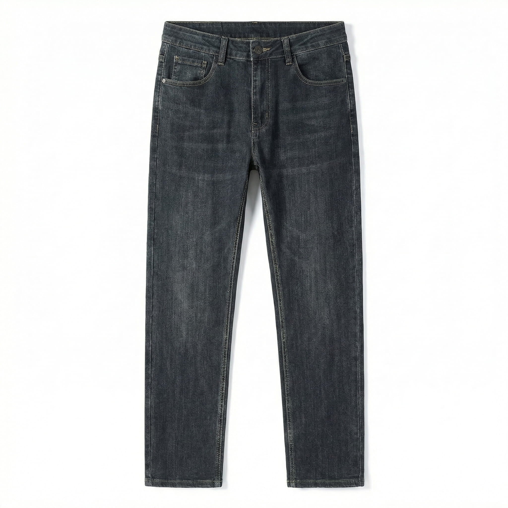 Orin Collection | Men's Jeans with Straight Leg Fit & Clean Dark Wash | Durable Midweight Denim for Comfort and Style 0