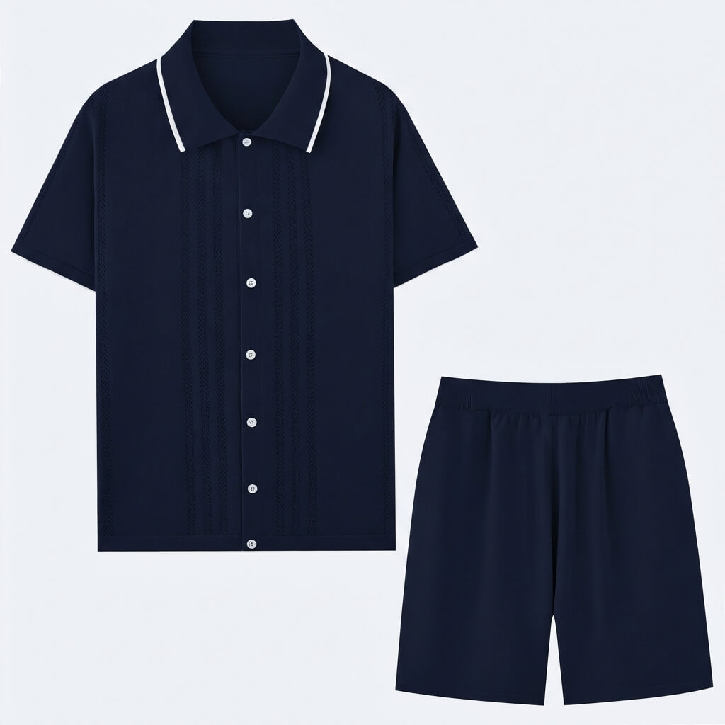 Palm Springs Collection | Knit Lounge Set with Breathable Fabric | Versatile Comfort for Any Occasion 4