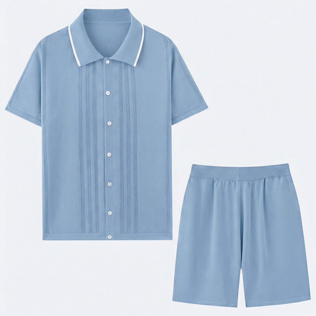 Palm Springs Collection | Knit Lounge Set with Breathable Fabric | Versatile Comfort for Any Occasion 6