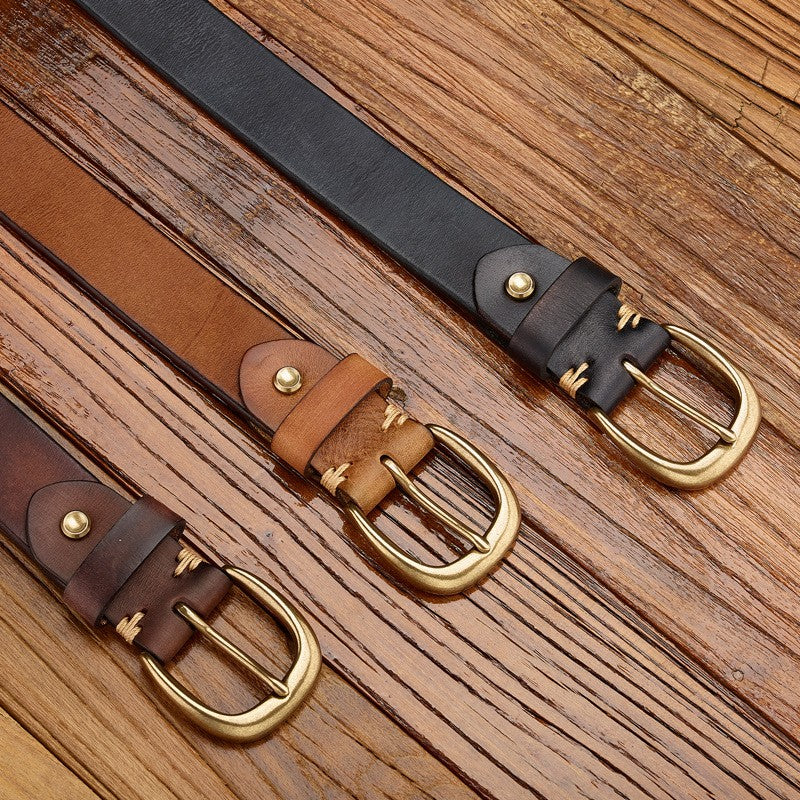 Premium Collection | Black Leather Belt for Men with Heavy-Duty Construction | Durable Accessory for Everyday Wear 4