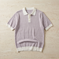 Premium Polo Shirt | Men's Slim Fit Golf Shirt with Contrast Collar for Stylish Comfort 0