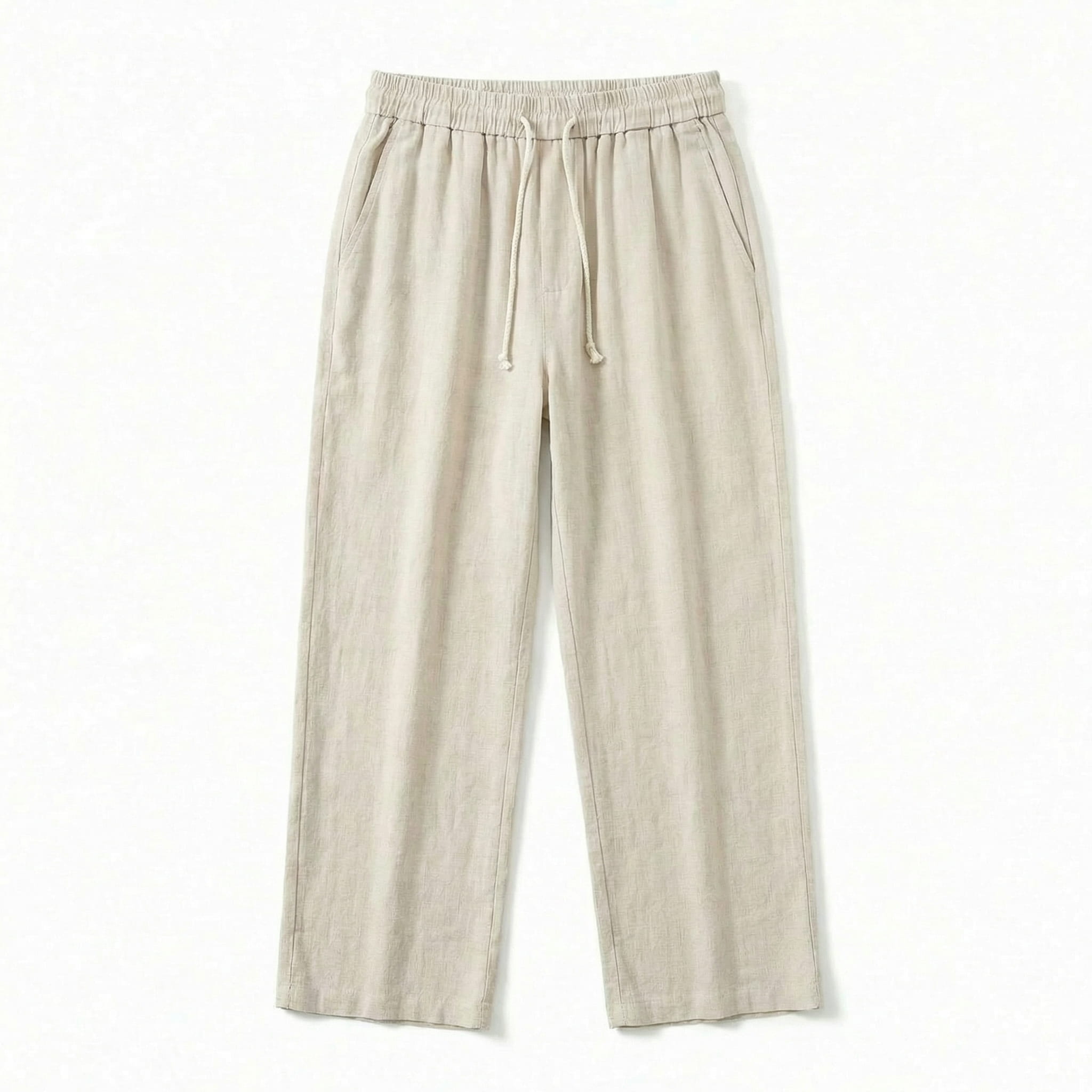 Riviera Collection | Linen 2-Piece Set with Adjustable Drawstring Waist | Versatile Comfort for Day to Night 3