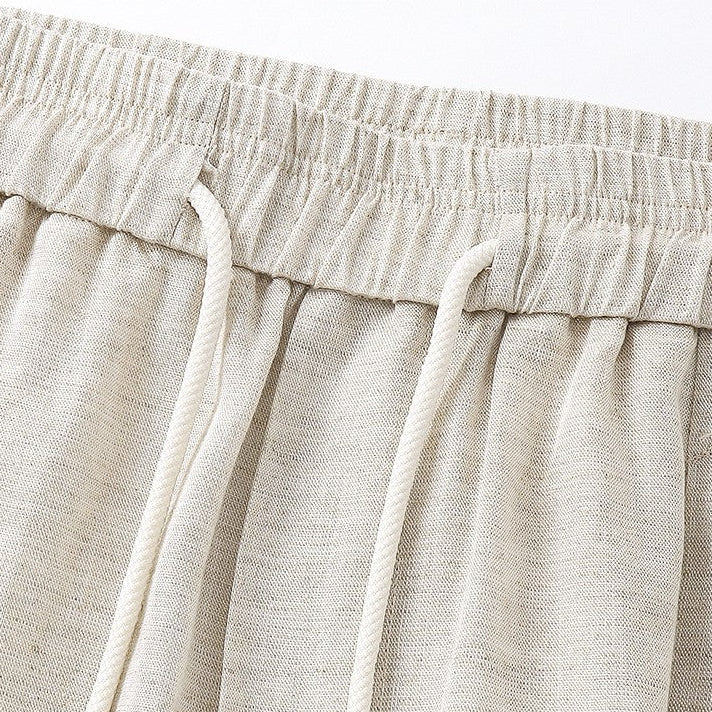 Riviera Collection | Linen 2-Piece Set with Adjustable Drawstring Waist | Versatile Comfort for Day to Night 4