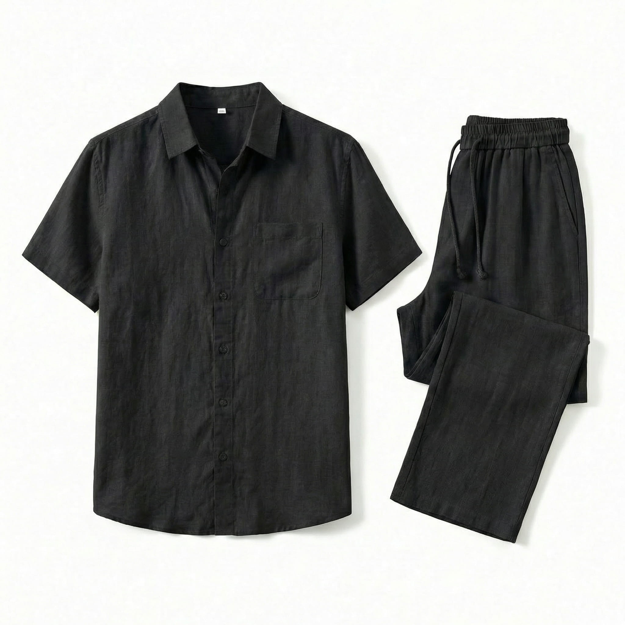 Riviera Collection | Linen 2-Piece Set with Adjustable Drawstring Waist | Versatile Comfort for Day to Night 8
