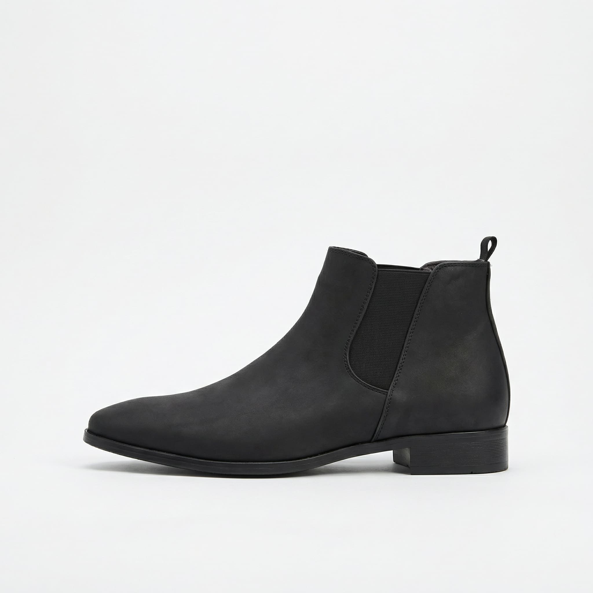 Stratton | Black Chelsea Boots for Men with Smooth Leather & Cushioned Lining | Stylish Footwear for Everyday Elegance 1