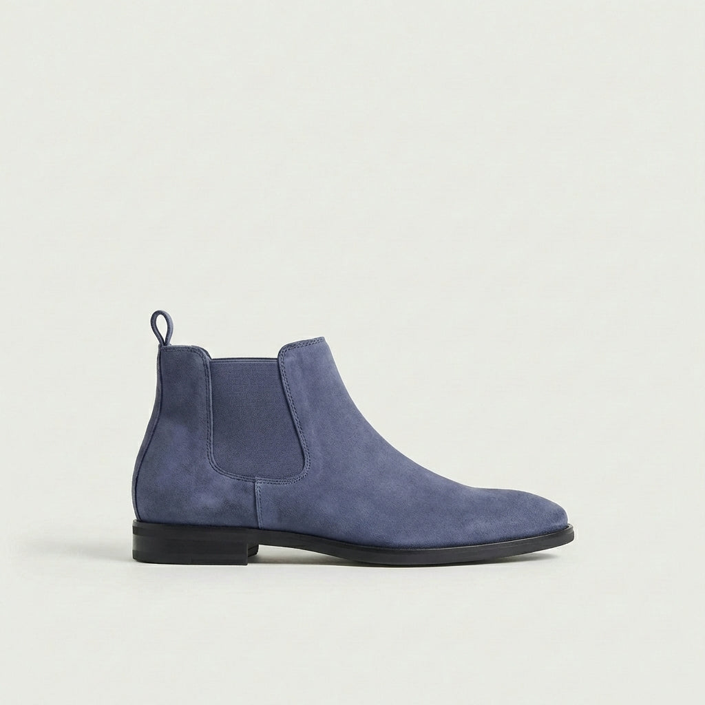 Stratton | Black Chelsea Boots for Men with Smooth Leather & Cushioned Lining | Stylish Footwear for Everyday Elegance 10