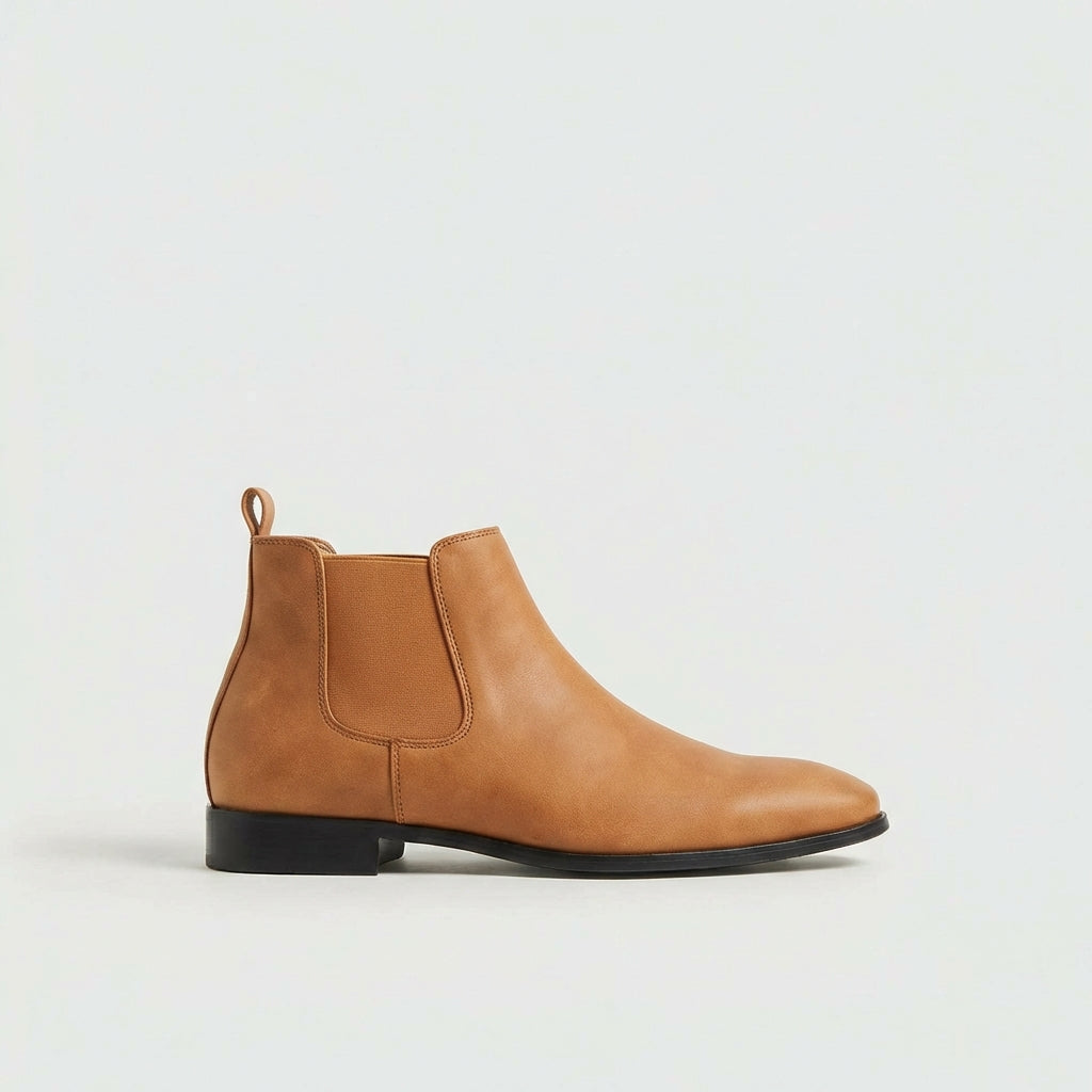 Stratton | Black Chelsea Boots for Men with Smooth Leather & Cushioned Lining | Stylish Footwear for Everyday Elegance 9