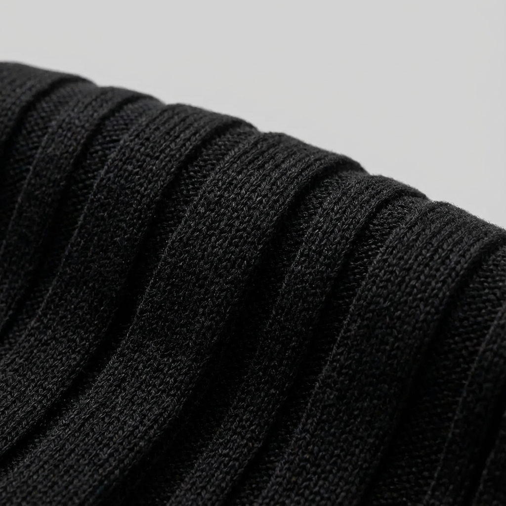 Velluto Collection | Men's Polo Shirt with Ribbed Knit Design | Elegant Comfort for Any Occasion 5